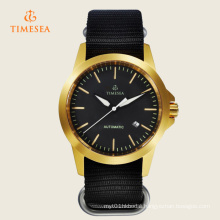 Timesea Sapphire Glass Golden Case Automatic Movement Men′s Watch 72240